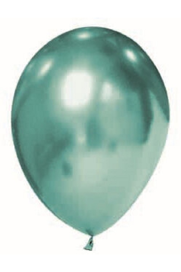 Green Shiny Chrome Balloon 12 Inch 5 Pieces