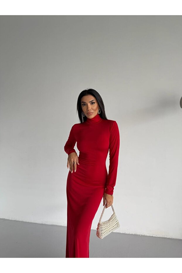 Premium Elbise Red - 3