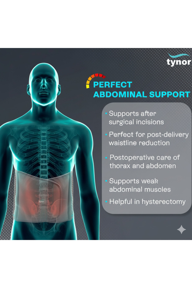 Abdominal Support 9"/23cm /Medium - 4