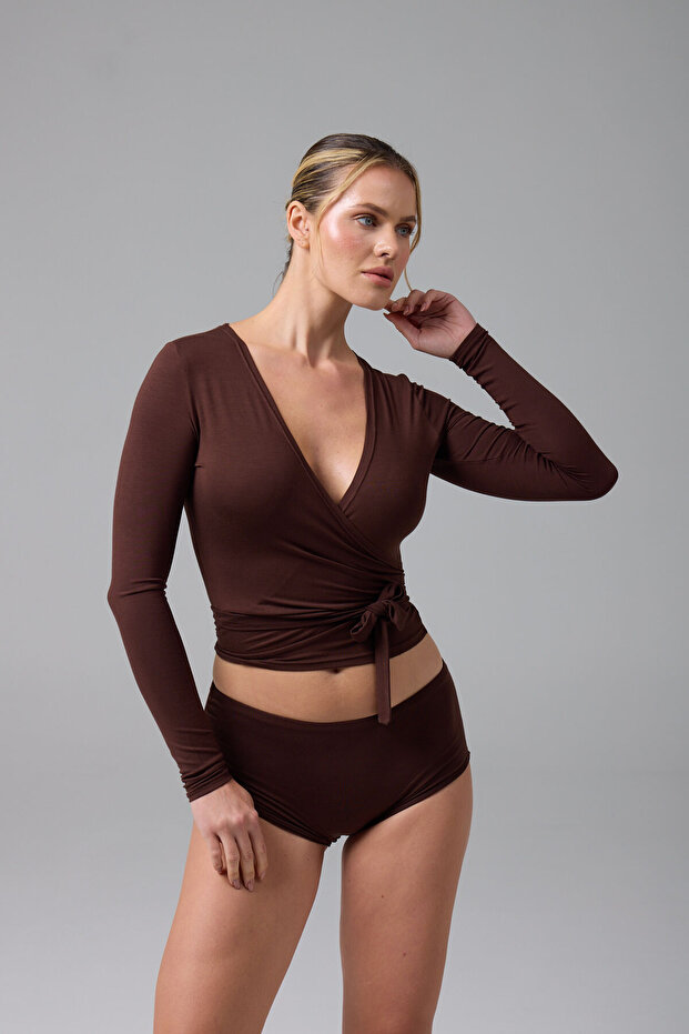 LUNA WRAP - BAĞLAMALI ÜST - 6