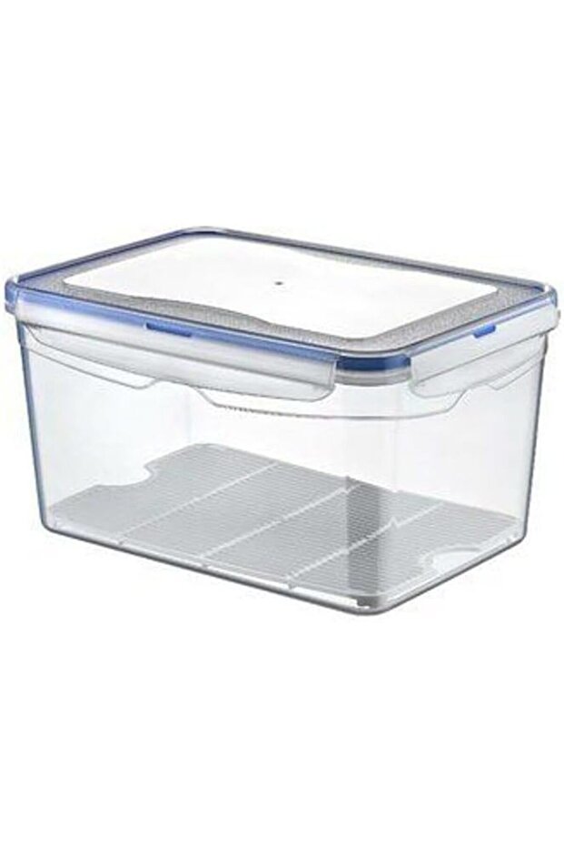 Life 1.3 Litre Plastic Rectangular Airtight Food Saver Box, Transparent
