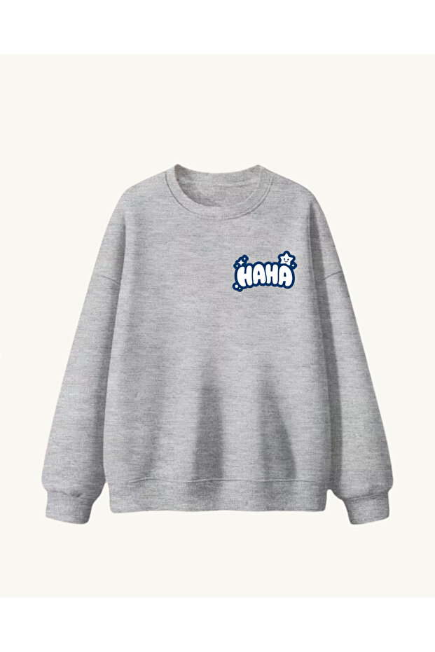 Oversized Hoodless Sweatshirt for Children