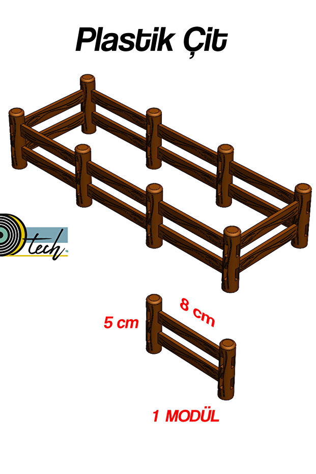 Plastik Oyuncak Çit - 1