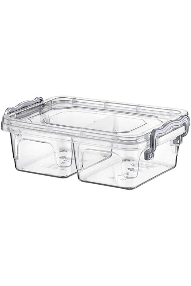 Life Rectangle Storage Box Transparent 0.5 Liters