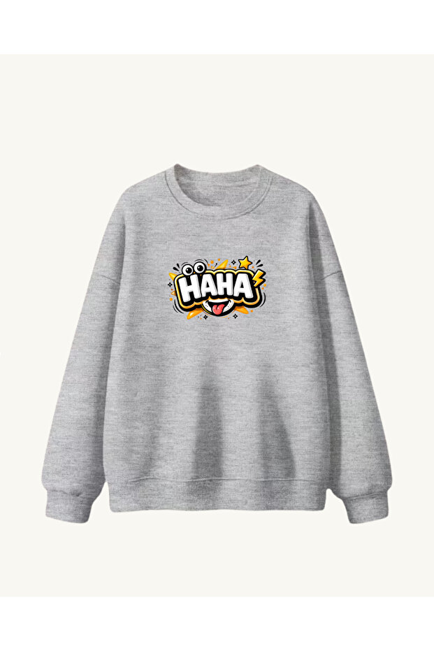 Oversized Hoodless Sweatshirt for Children