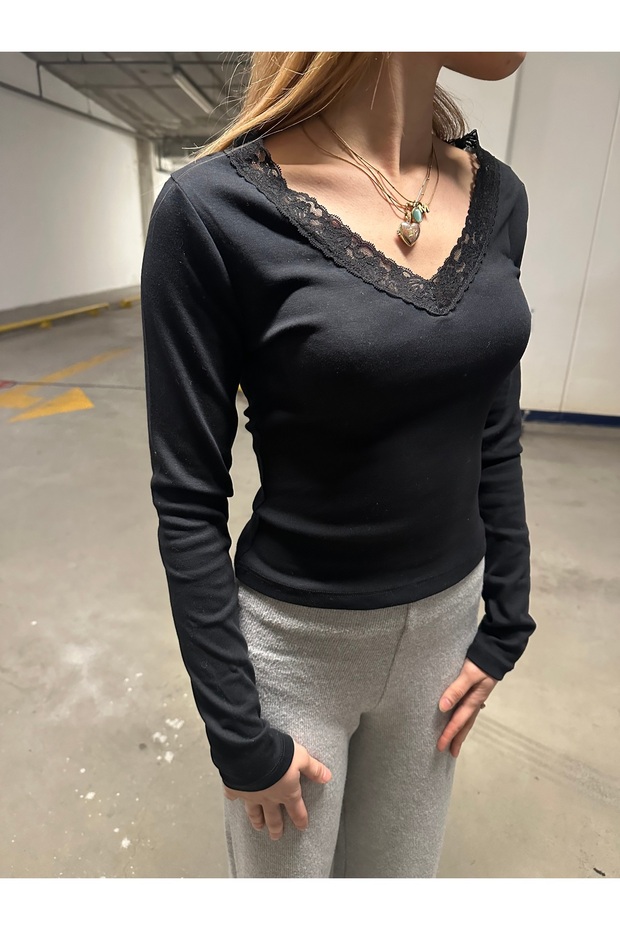 %95 Pamuklu Basic Dantel - 1