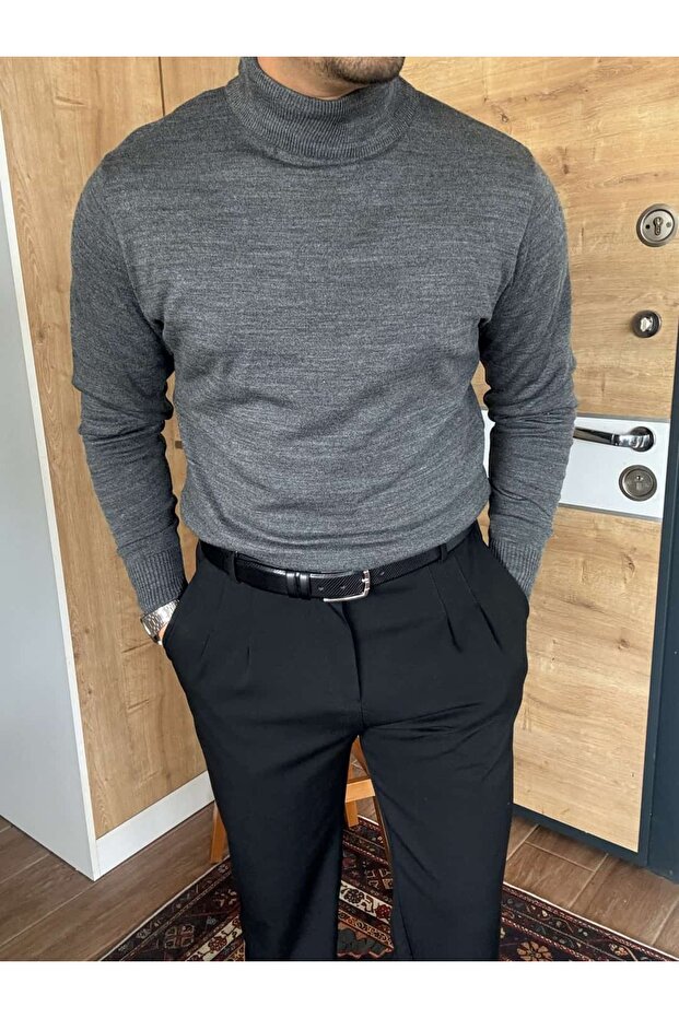 Boğazlı Kazak Regular Fit - 2