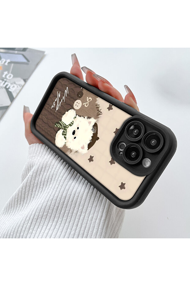 Poco C55 Compatible, Cute Cat Patterned Silicone Phone Case. - 4