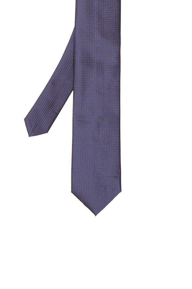 Lacivert Desenli Kravat - 1