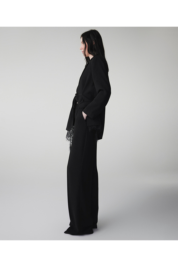 Dantel aplikeli pantolon - 5