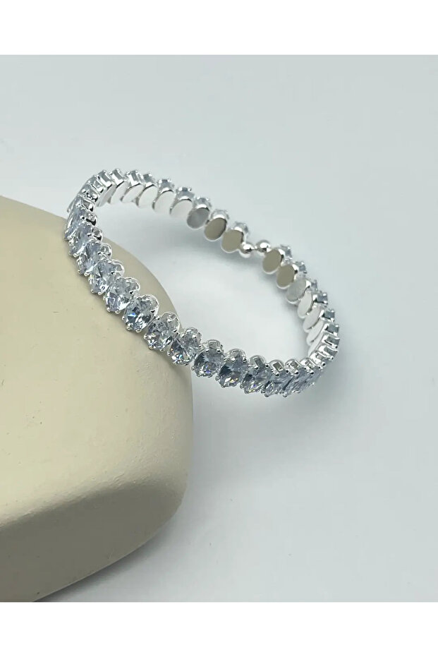 Vip Silver Stone Waterway Bracelet - 25-blk143