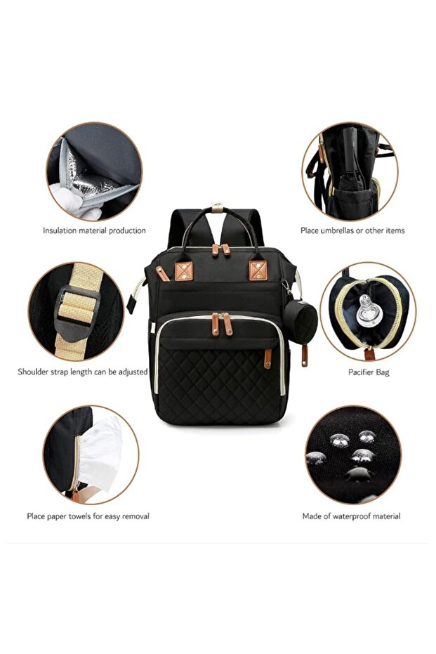Multifunctional Diaper Backpack - 7