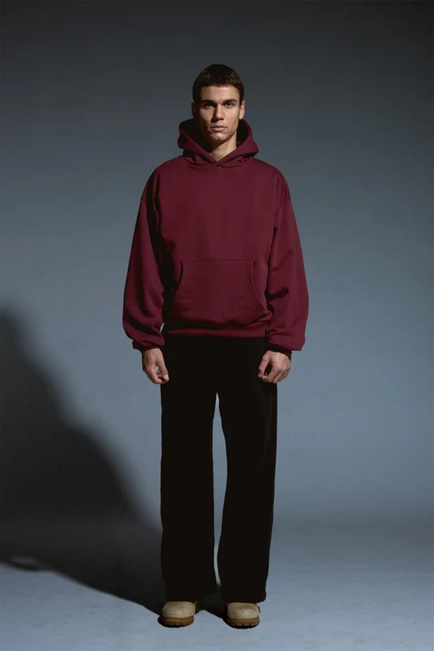 Zemli̇ya-Men's 3 Thread Oversize Plain Sweatshirt – Street Fashion Relaxed Fit