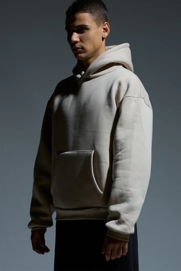 Zemli̇ya-Men's 3 Thread Oversize Plain Sweatshirt – Street Fashion Relaxed Fit