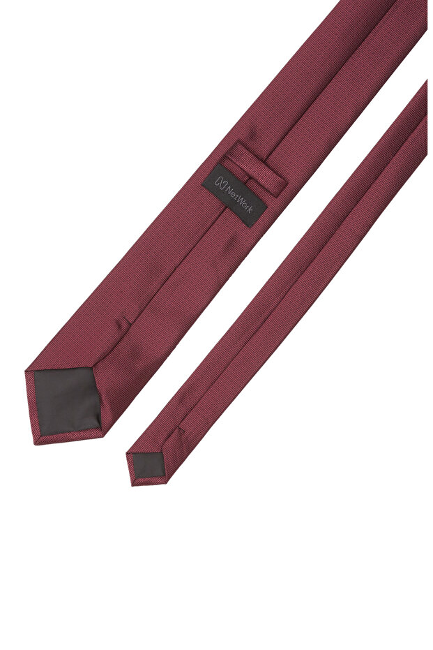 Bordo Desenli Kravat - 2