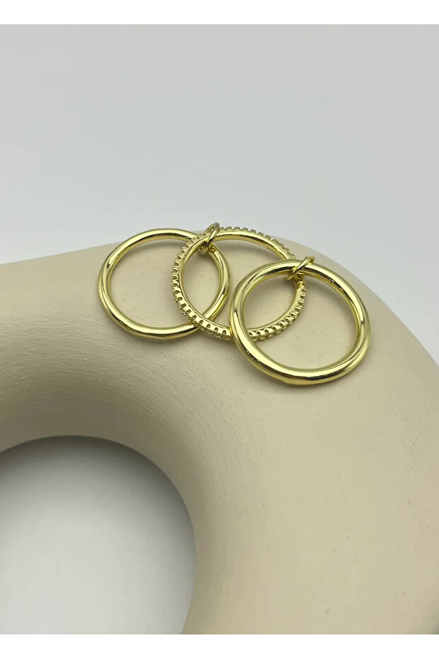 Steel gold ring - 25yzk266