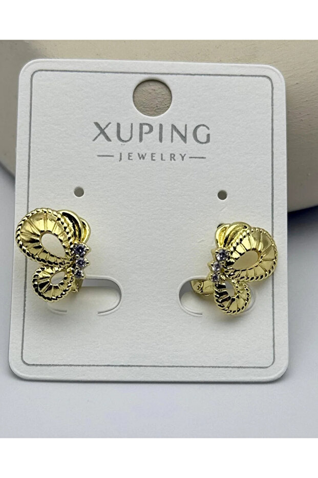 Xuping Gold Butterfly Earrings - 25-Xpkp202