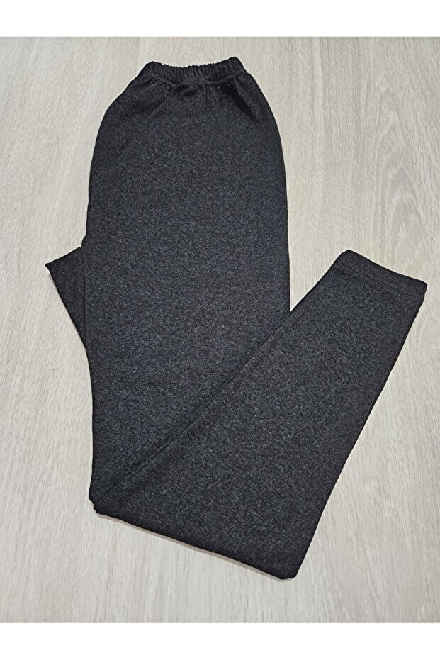 Women's Anthracite Sweatpants with Elastic Waist, Comfortable Fit, Casual Sports Leggings