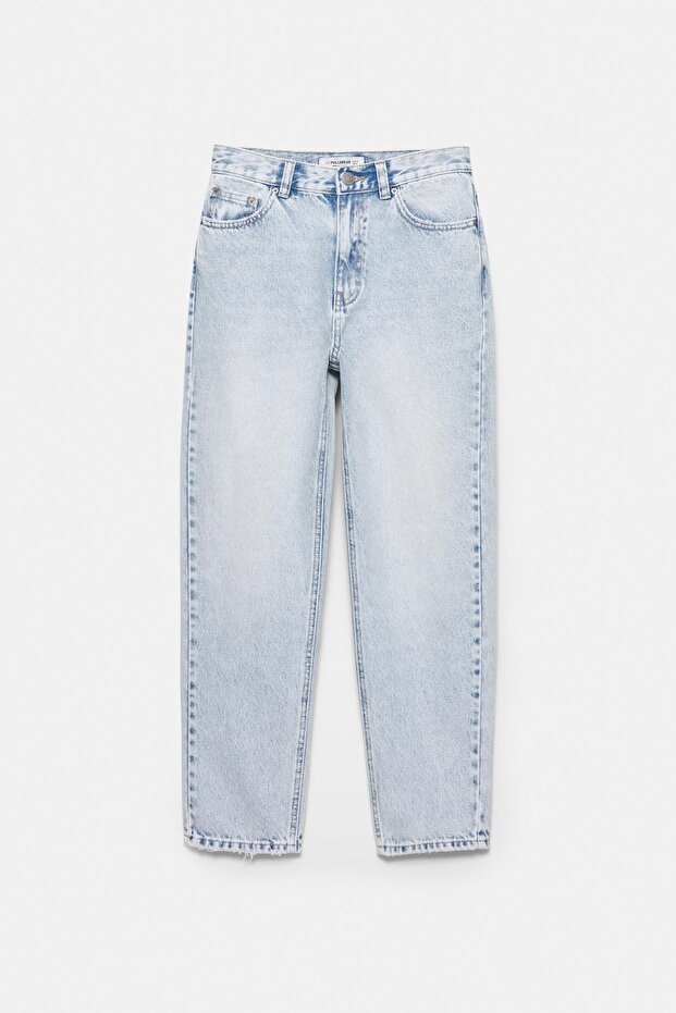Mom fit yüksek bel jean - 7