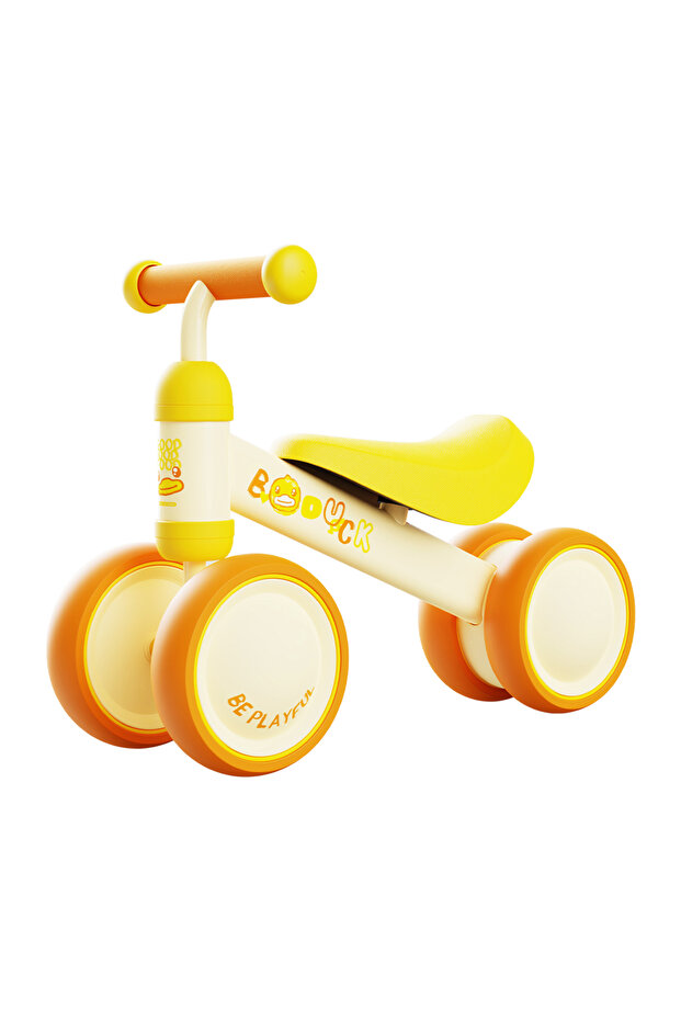 - Baby Balance Bike, Anti-slip Handle & Wheels, Indoor/Outdoor Ride, Yellow, 1- 2 Y