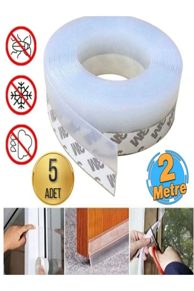 Wind and Cold Cutting Door Window Tape Pest Prevention 2 Meters 5 Grain Strip Tape