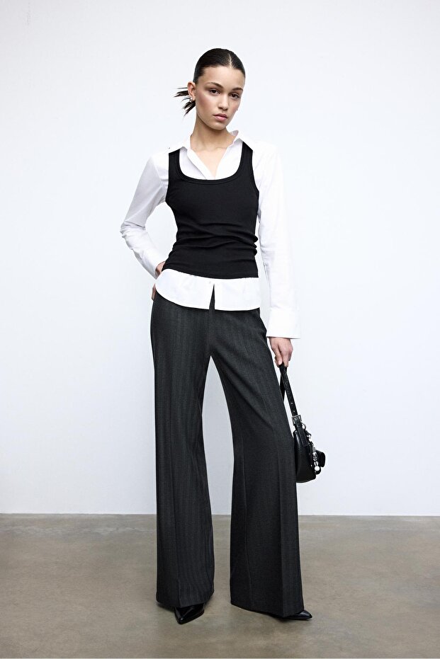 Dökümlü pantolon - 2