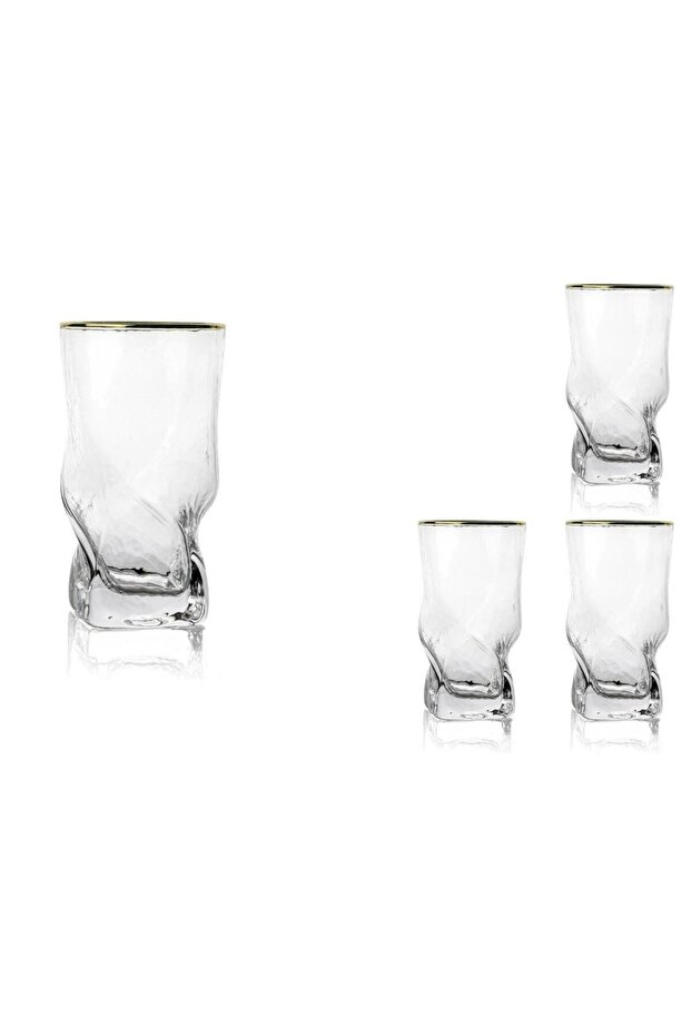 Twist Gold 4-Pack Soft Drink Glass 410ml P387.117099