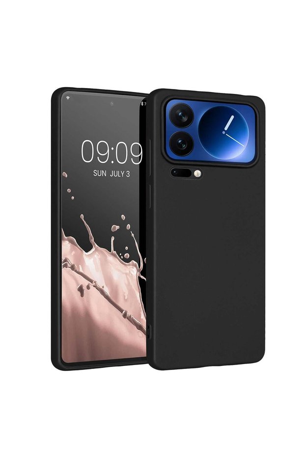 Matte Silicone Mi 17 Pro Max Case Black