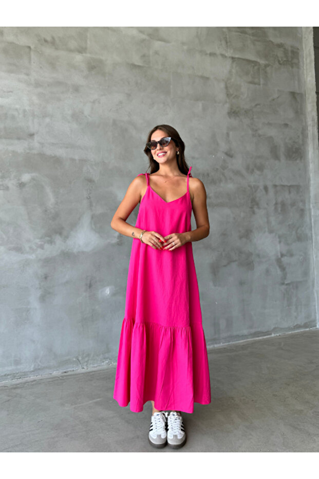 POPLİN KUMAŞ ELBİSE - 3