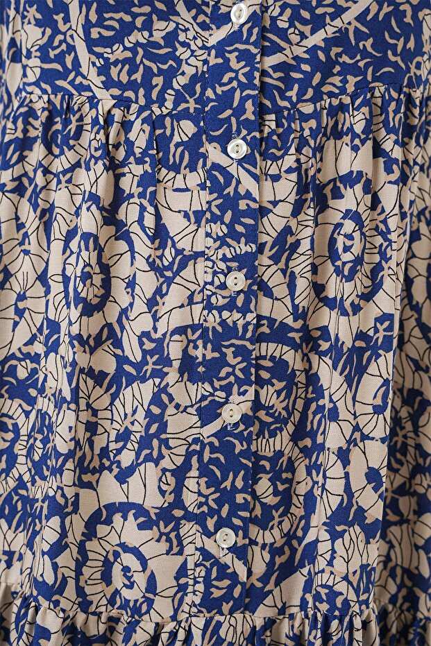 Modest dress with authentic BDART pattern - 5