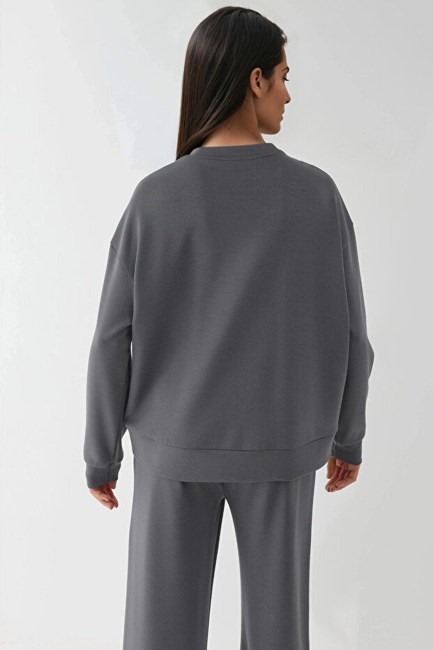 Modal Touch Basic Sweatshirt - 6