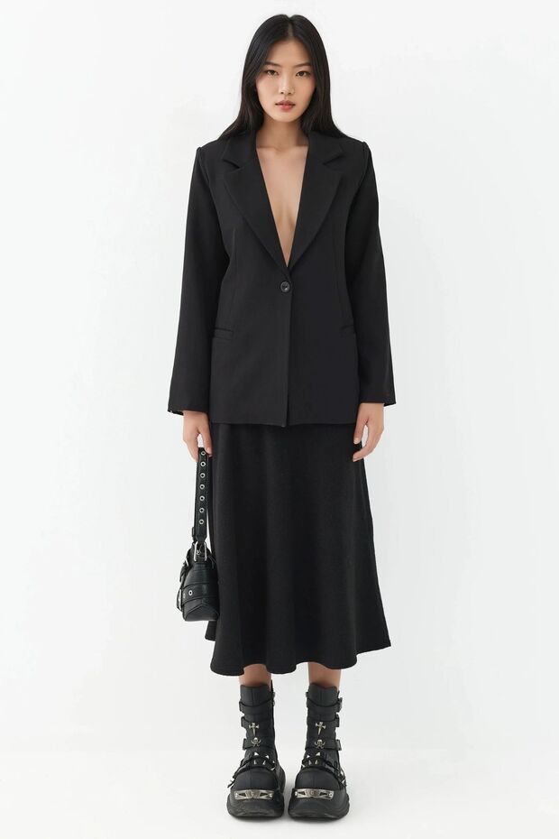 A-Form Kalın Midi Etek - 7