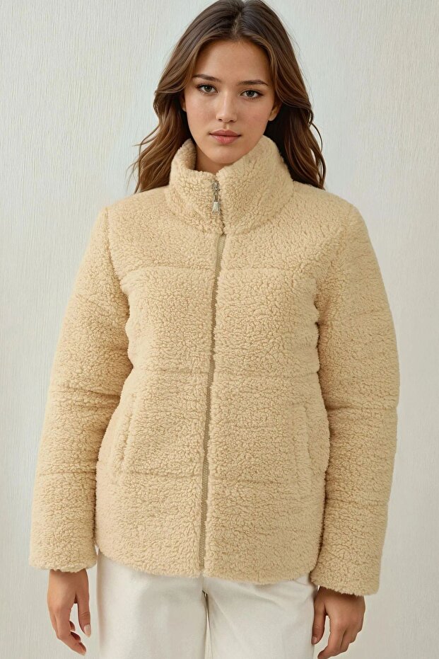 Bdart Thick Plush Artificial Fur Coat Collar Mantle