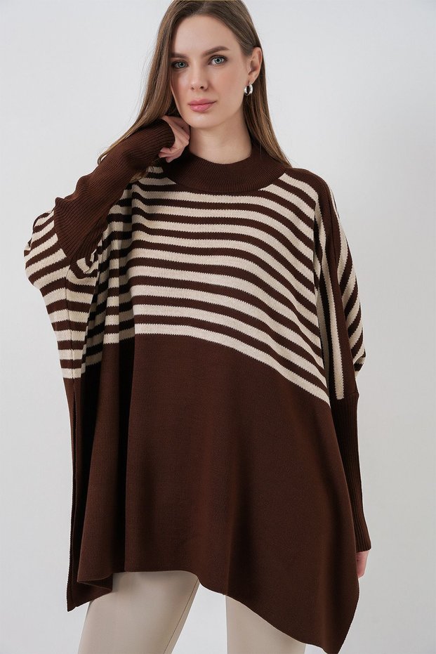 Bdart Slit Detailed Mock Neck Knitwear Sweater