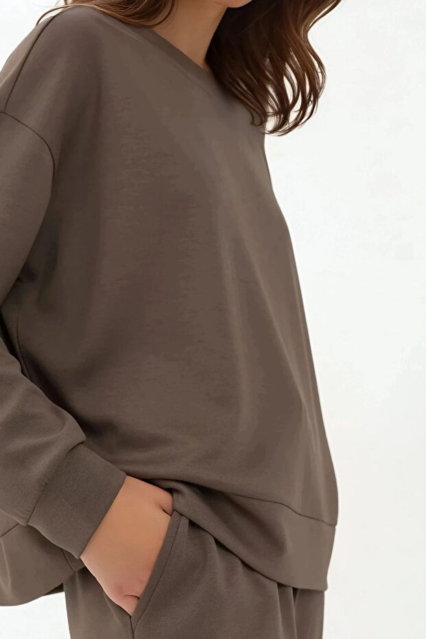Modal Touch Basic Sweatshirt - 5