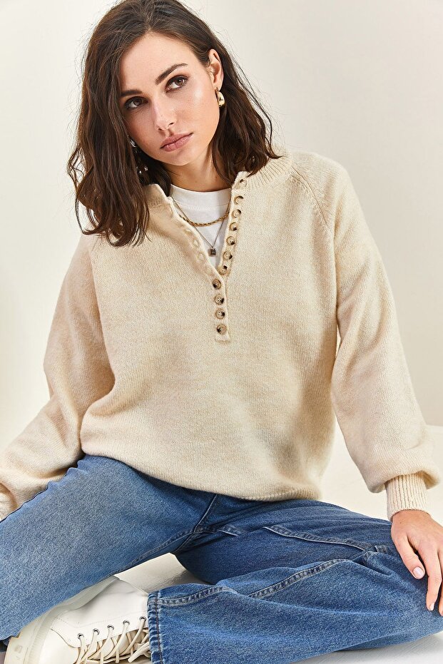 LUCCI Pulover Triko e Butonenca - 4