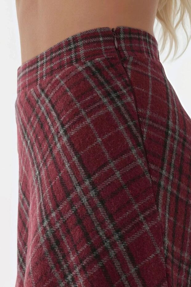 A-Form Kalın Midi Etek - 6