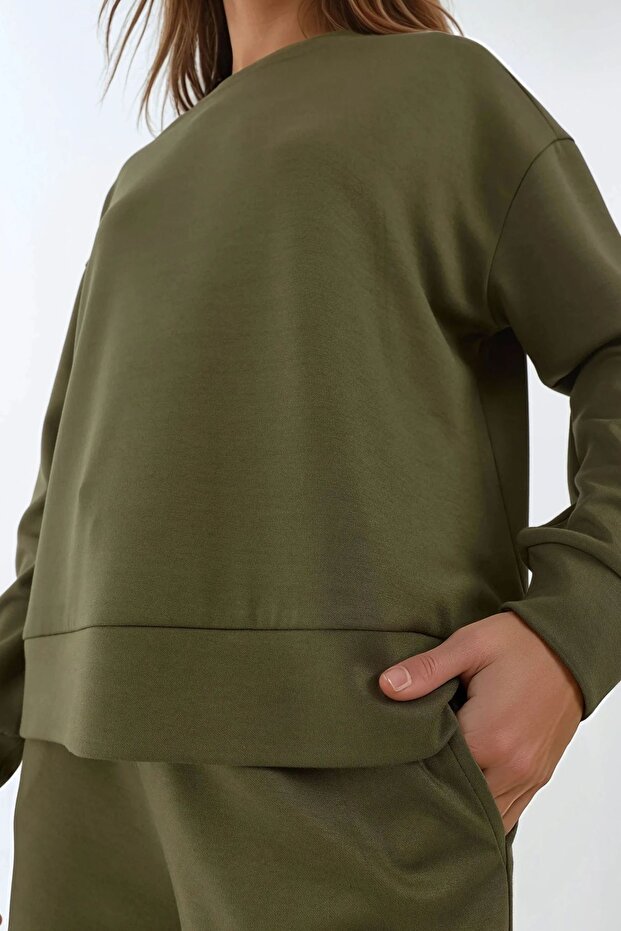 Modal Touch Basic Sweatshirt - 4