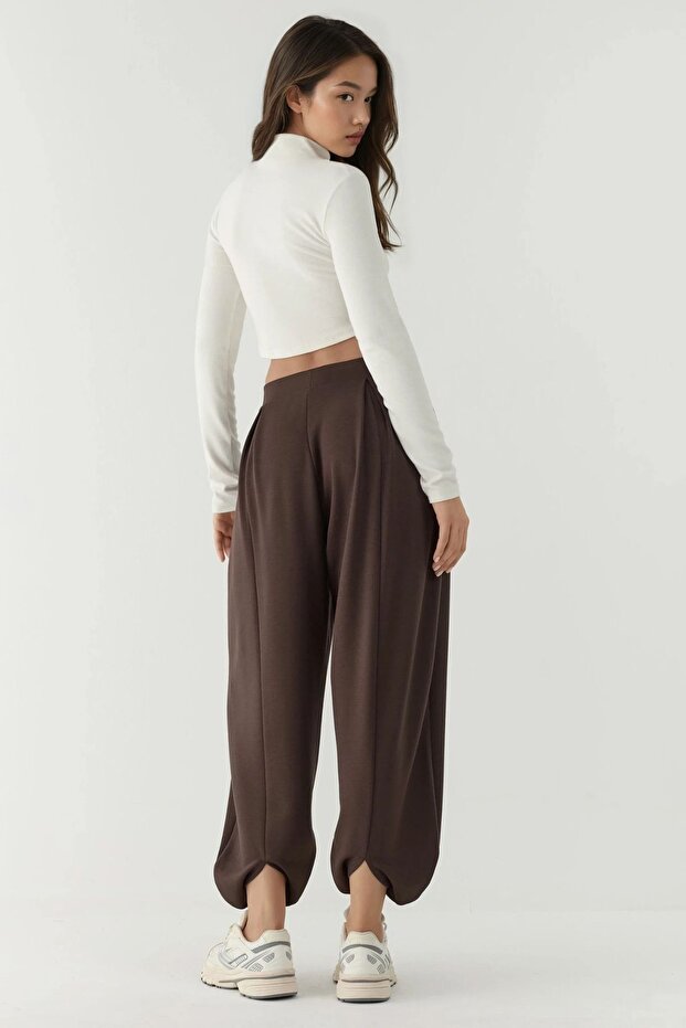 Modal Touch Shalwar Trousers with Pockets - 3