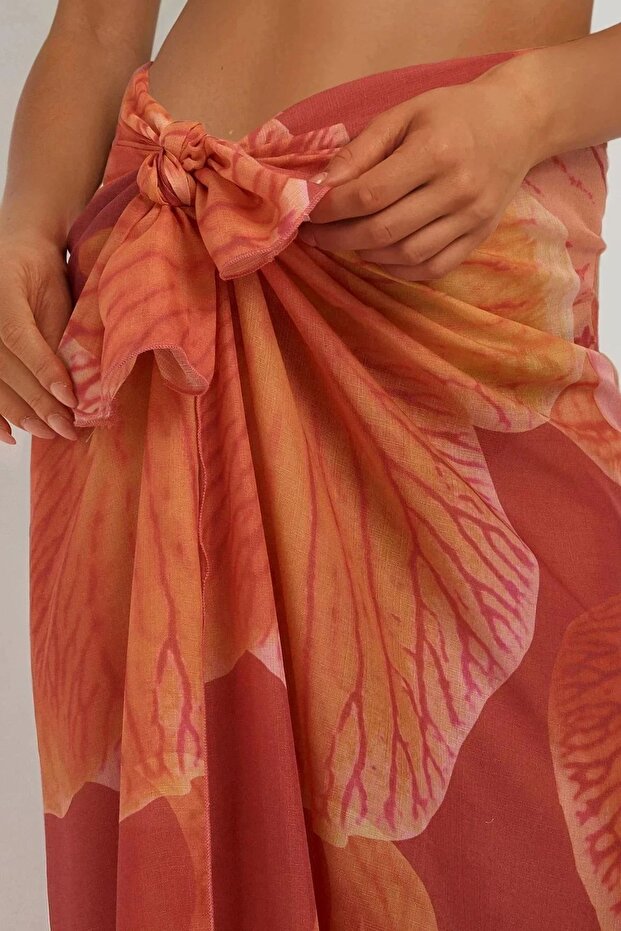 Desenli Maxi Pareo - 3