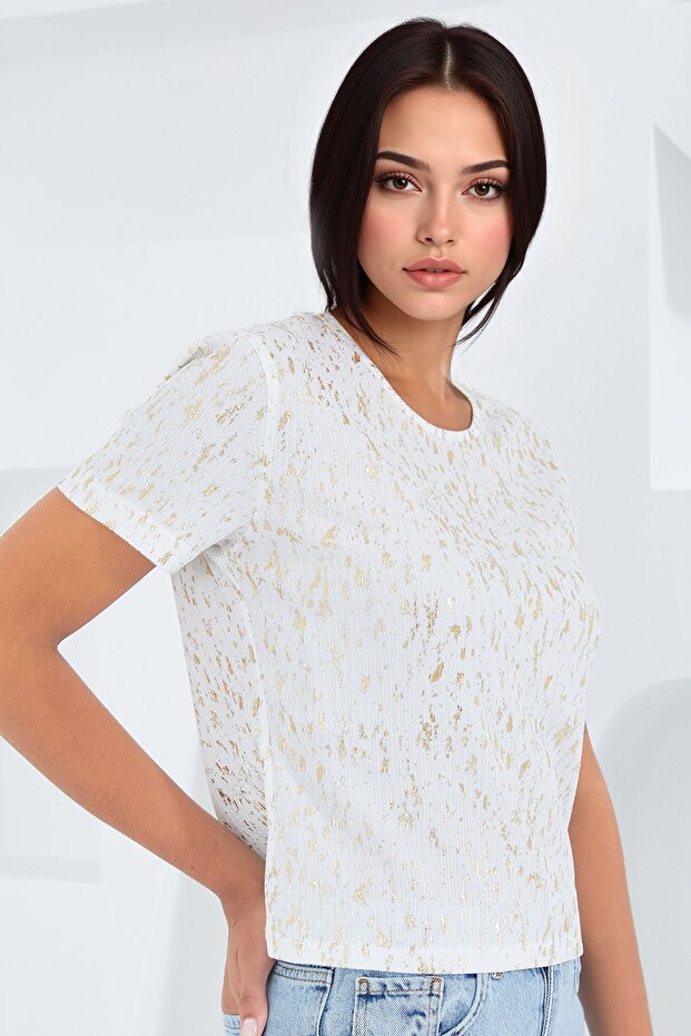 BDART Arka Baskılı Cropp Tişört - 2