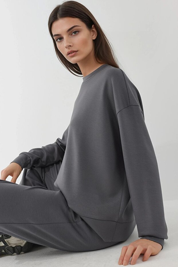 Modal Touch Basic Sweatshirt - 2