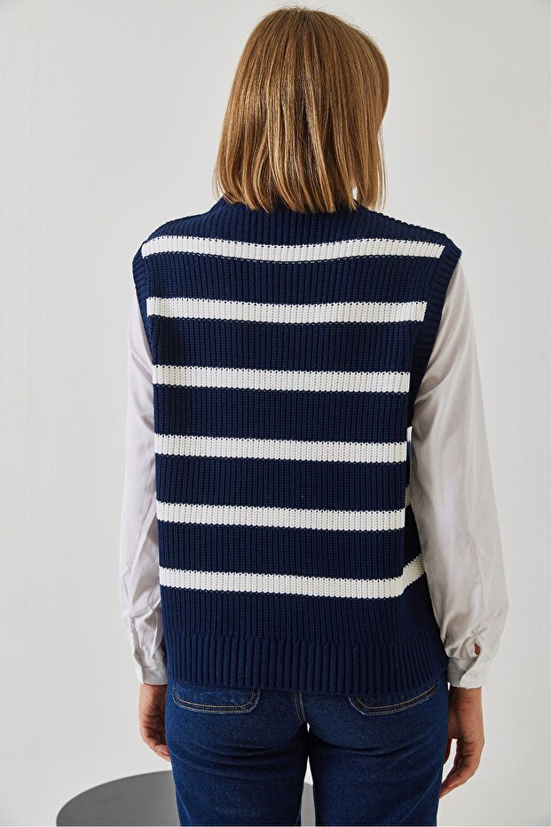 LUCCI Striped pulover - 3