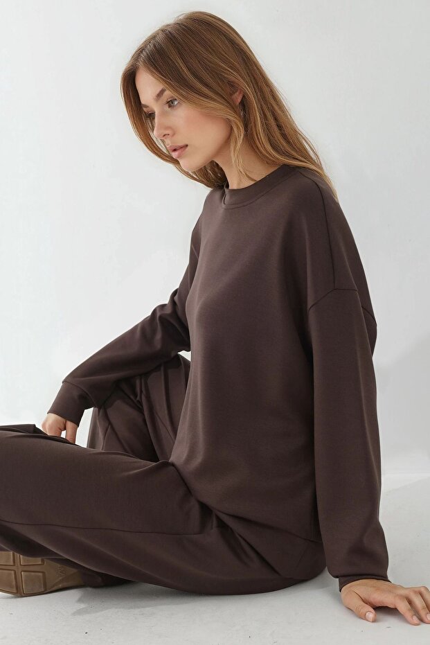 Modal Touch Basic Sweatshirt - 2