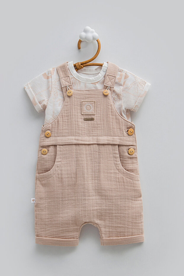 Strappy Baby Salopet Set