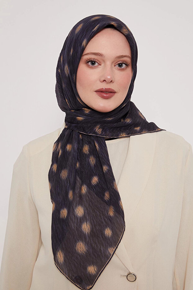 وشاح صيفي - أزرق داكن