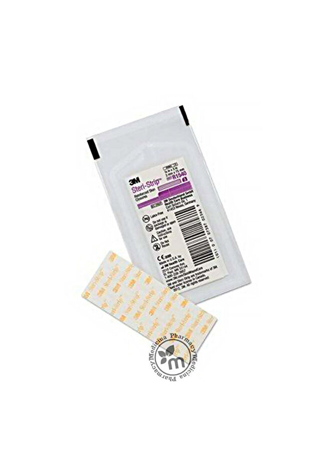 3M Sterile Steri-Strip Wound Dressing Plaster (3x75mm) - latex free