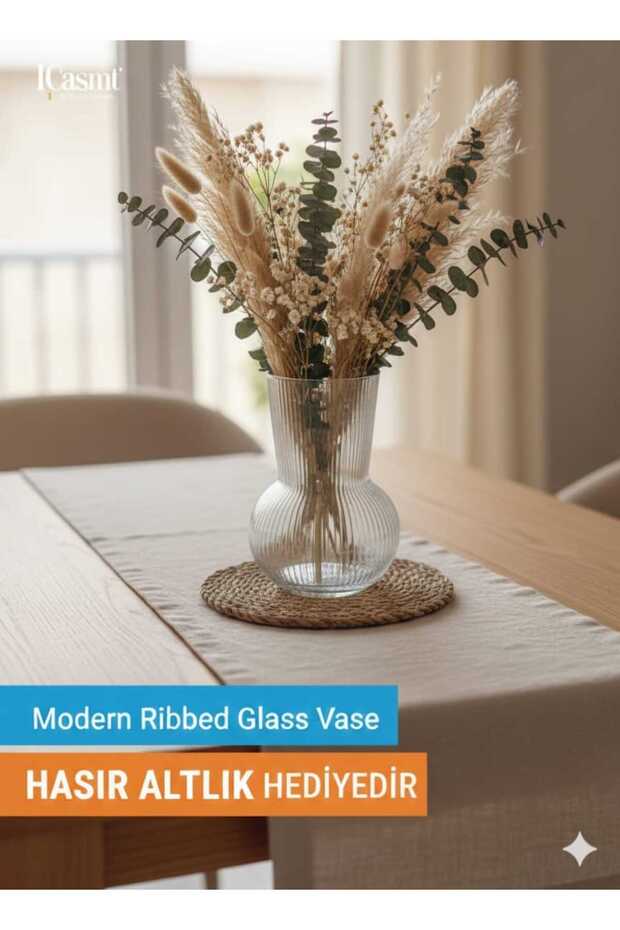 Vazo Hasır Altlık Hediyedir. - 1