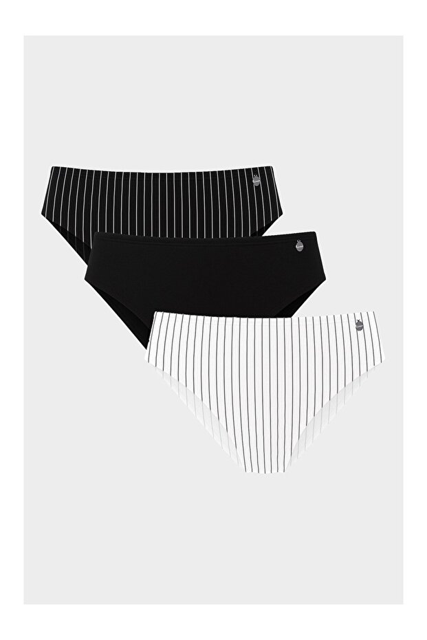 STRIPE 3'LU KULOT - 1