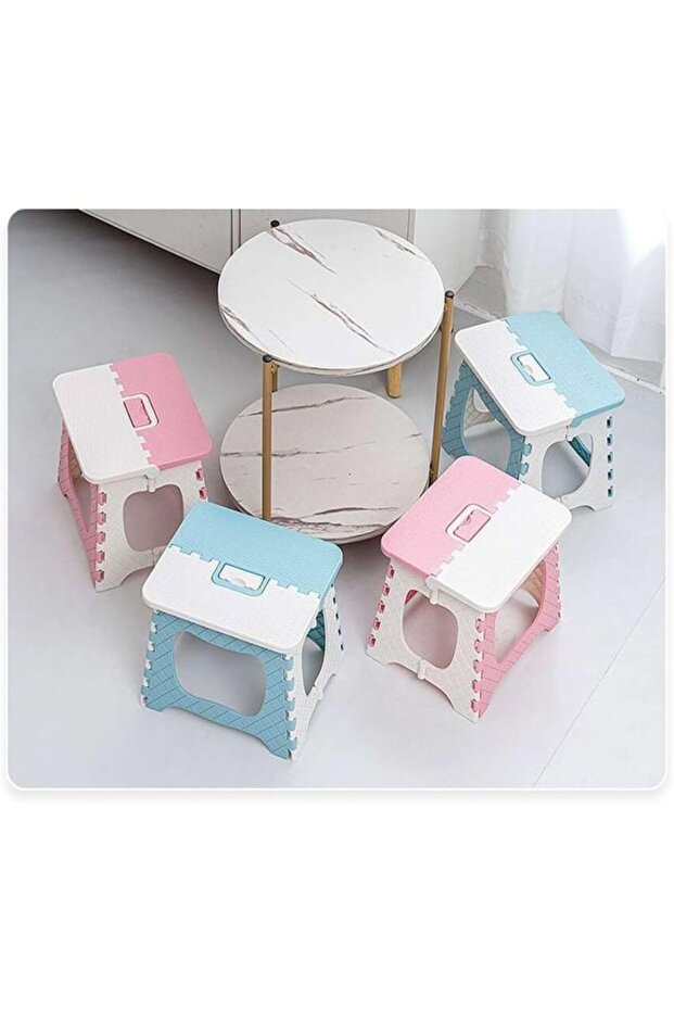 Folding Step Stool with Anti-Slip Surface - 4